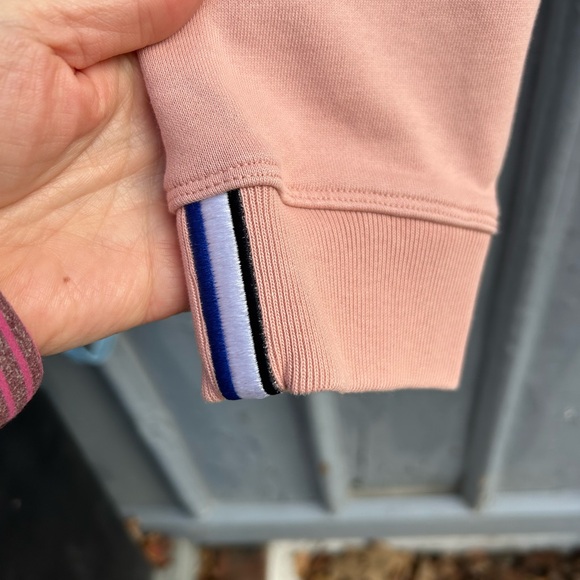 Kit and Ace Dusty Pink Pacific Coast Full Zip Cropped Hoodie, size M - Picture 5 of 10